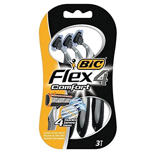 BIC - Rasoir Masculin Flex Confort 4 Rasoirs - Lot De 3 - Offre Special