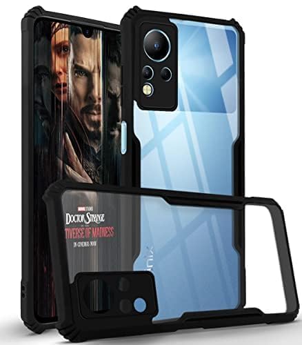 Image of Jkobi Back Cover Case for Infinix Note 12 (Shockproof with Polycarbonate Clear Panel | Professional Black)