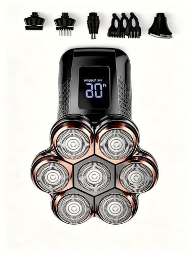 TEPOTZ Head Shavers for Bald Men, Type-C Fast Charge-Black
