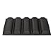 Elountik Silicone Non Stick Baking Liners Mat Bread Mold Bread Mould（5 Loaf, Black）