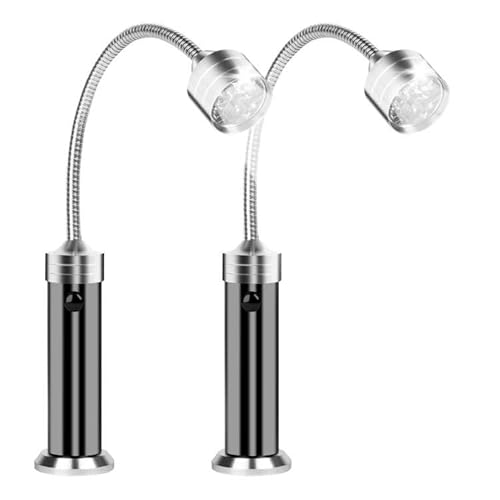 AMFUN Grill Licht, 2 Stück Magnetische Grilllampe, Outdoor Grill Lichter, BBQ Licht Set, 360 Grad Drehwinkel, Grill Lichter BBQ Zubehör für Barbecue Picknick Outdoor