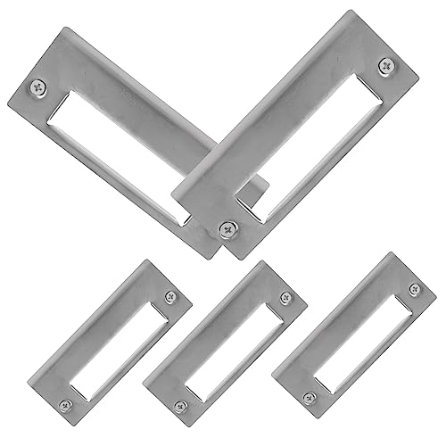 Mikikit Door Reinforcement Plate Stainless Steel Plates Front Door Reinforcement Kit