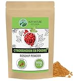 Alpi Nature Rose Musquée en Poudre 500g, Poudre de Cynorrhodon pour les Smoothies et la Pâtisserie