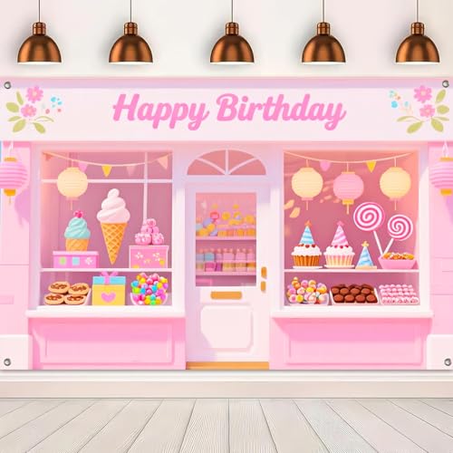 BlissYard Banner Fiesta Dulces Fondo 71x43 pulgadas miniatura 5