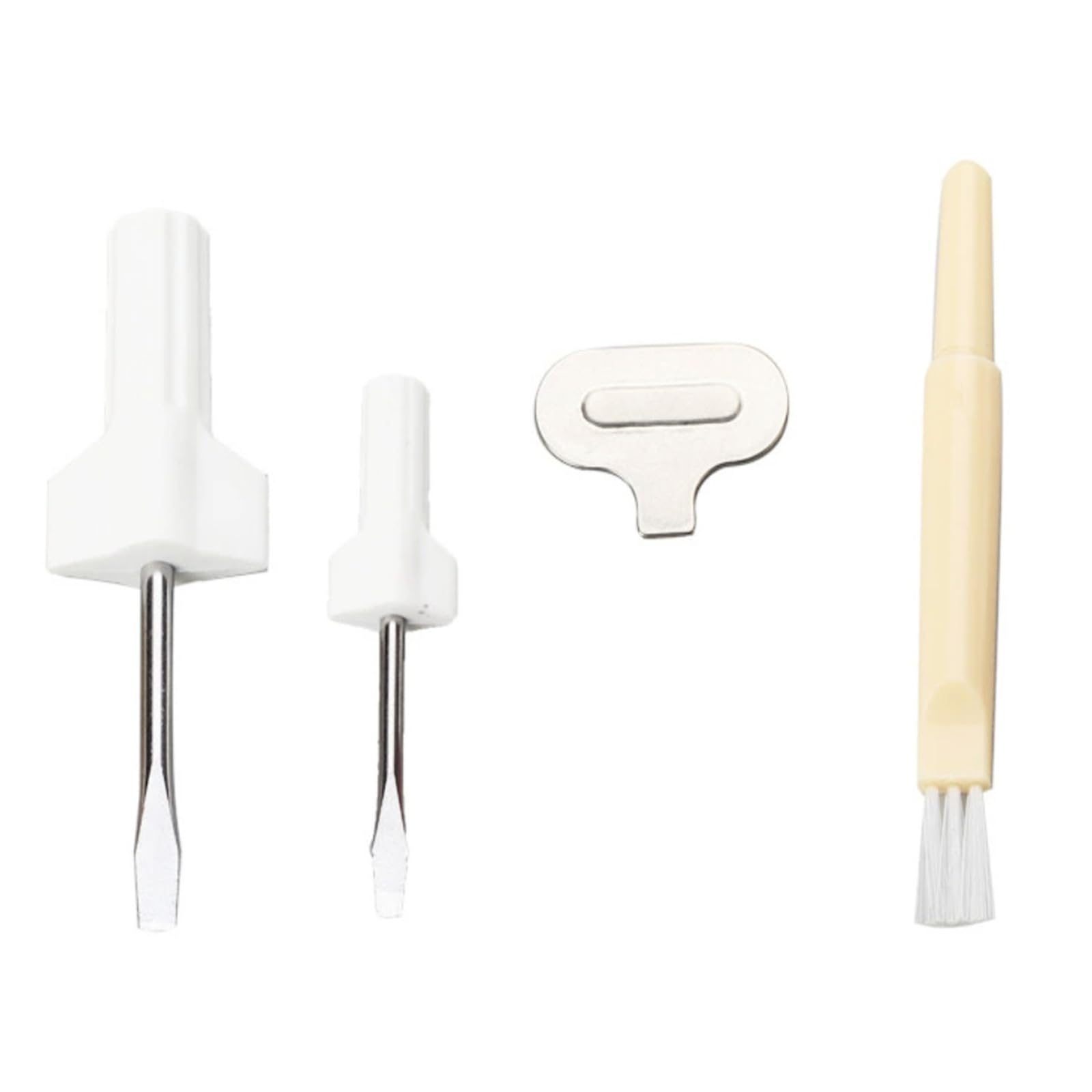 Lerpwige Complete Sewing Maintenance with Double Ended Brushes Bent Tip Tweezers Head for Use Keyboard Cleaner
