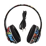  Auriculares Bluetooth Reducci¨®n de Ruido Multifuncionales Inal¨¢mbricos sobre La Oreja EST¨¦REO Dise?o Graffiti