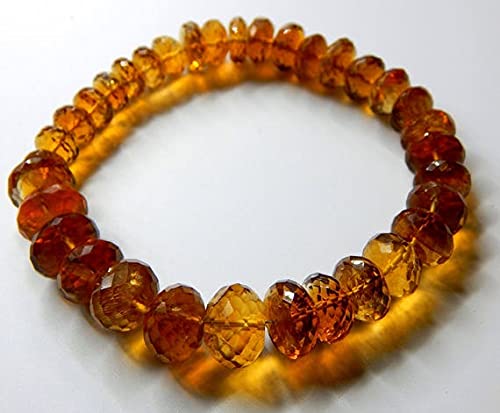 Perles de citrine facettées de qualité pour créations joaillières élégantes - 2