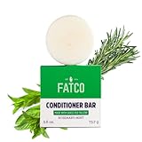 FATCO Conditioner Bar | Tallow-Based | Rosemary + Mint | Nourishing + Moisturizing | Great for All Hair Types | Zero Waste 2.6 oz