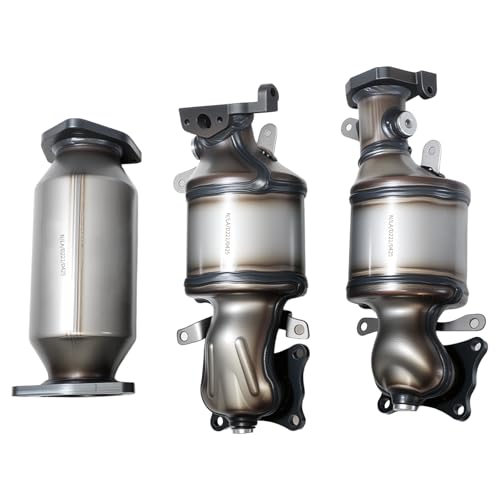 PREMIER MILES Catalytic Converter Compatible with Honda Accord 2008-2017, Odyssey 2008-2019, Pilot 2009-2015, Ridgeline 2009-2014, Crosstour 2010-2015,3.5L (Front&Left&Rear) (EPA Compliant） by PREMIER MILES - Used condition - Image 2