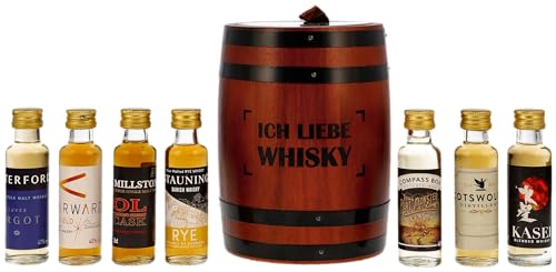Whisky Tastingfass | 7 x 20ml | Das geschmackliche Panorama von Premium-Whisky | Mit Visitenkarte...