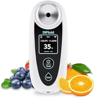Pivdo DiFluid Brix Meter & Salinity Meter - High-Precision ...