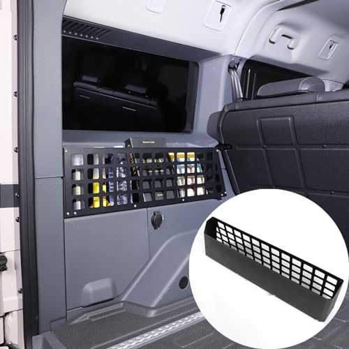 Hudiriy Car Trunk Storage Panel Compatible with Ineos Grenadier 2020-2024Retrofit of The Storage Bracket on The Side of The Trunk?Trunk Side Fence Storage Tray Bracket Accessories (Left)