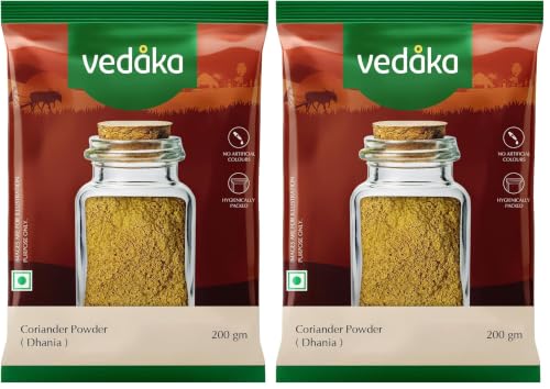 Image of Amazon Brand - Vedaka Coriander Powder | 200 G | Dhania (Pack of 2)