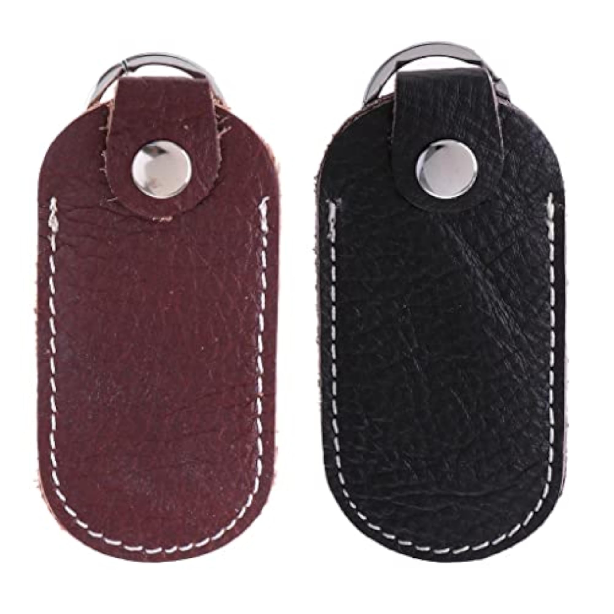 Mini USB Flash Drive Storage Bag, Black & Brown
