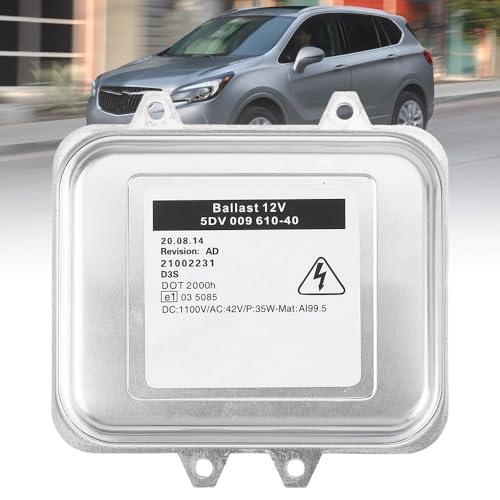 5DV009 610-40 Xenon HID Ballast Headlight Control Unit Module for Envision 2016-2020, Jaguar XE 2017-2019, Regal 2014-2017, Porsche Cayenne 2015-2018 Xenon Headlight D3S Bulb Ballast 5DV00961040