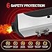 8KW Diesel Heater, 12V/24V Parking Heater with LCD Display, Automatic Start and Stop, for RV Garage Camper Fishing SUV Car Trailer Camper Van Boat (Split type)