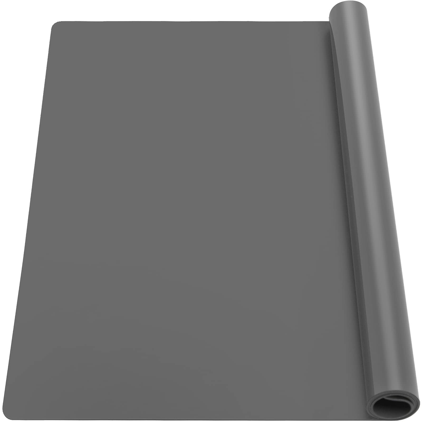 Ewen 27.6x19.5in 2mm Silicone Mats for Kitchen Counter, Thick Heat Resistant Silicone Baking Mat Placemat, Large Glass Top Stove Cover Countertop Protector Pad for Pastry Air Fryer Coffee Maker Art