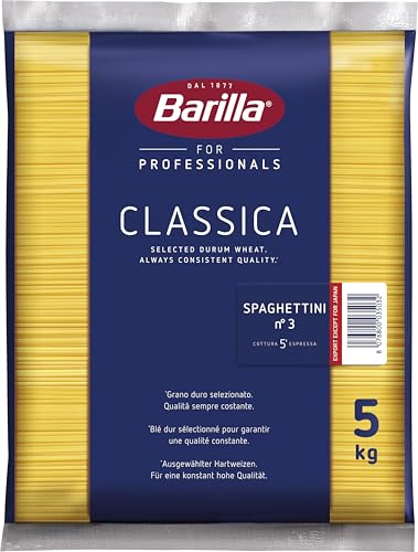 Barilla Gruppo N.3 Spaghettini 5kg [Merci di importazione parallela]