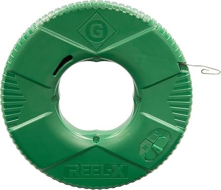 Greenlee FTXS-240 Reel-X Steel Fishtape, 240', Green