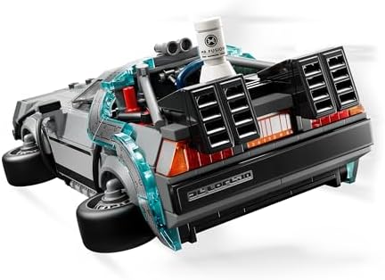 LEGO Speed Champions Time Machine from Back to The Future Building Toy for Kids - Pretend Play & Display Car Toy W/ 2 Build Modes for Boys & Girls, Ages 9+ - Gift for Birthdays - 77256 — view 6