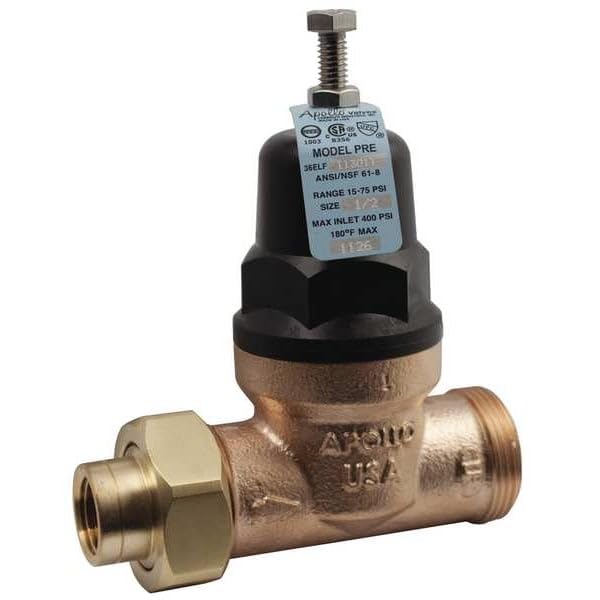APOLLO Water Pressure Reducing Valve,3/4 in. 36ELF10401T