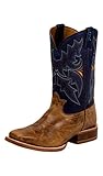Tony Lama Men's Honey Sierra 3R Stockman Cowboy Boot Square Toe Honey 8.5 D(M) US