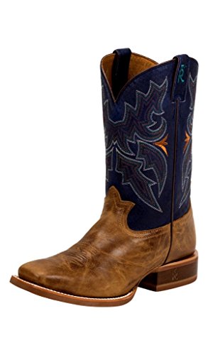 Tony Lama Men's Honey Sierra 3R Stockman Cowboy Boot Square Toe Honey 12
