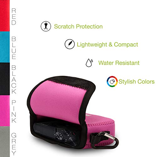 Funda para cámara MegaGear Panasonic Lumix DC-ZS200 Hot Pink miniatura 5