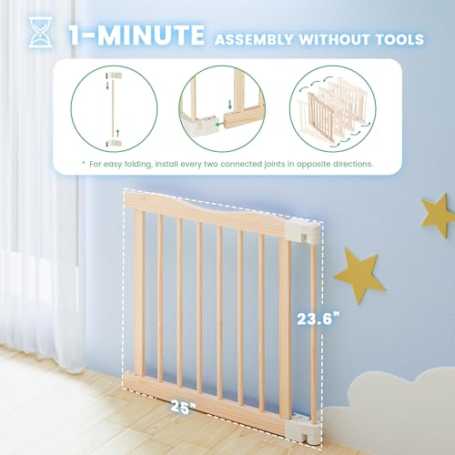 Image of BlueWood Wooden Baby Playpen Accessories - Wooden Playpen Panel Fits 55 x 55 x 24 inches (1 Piece)