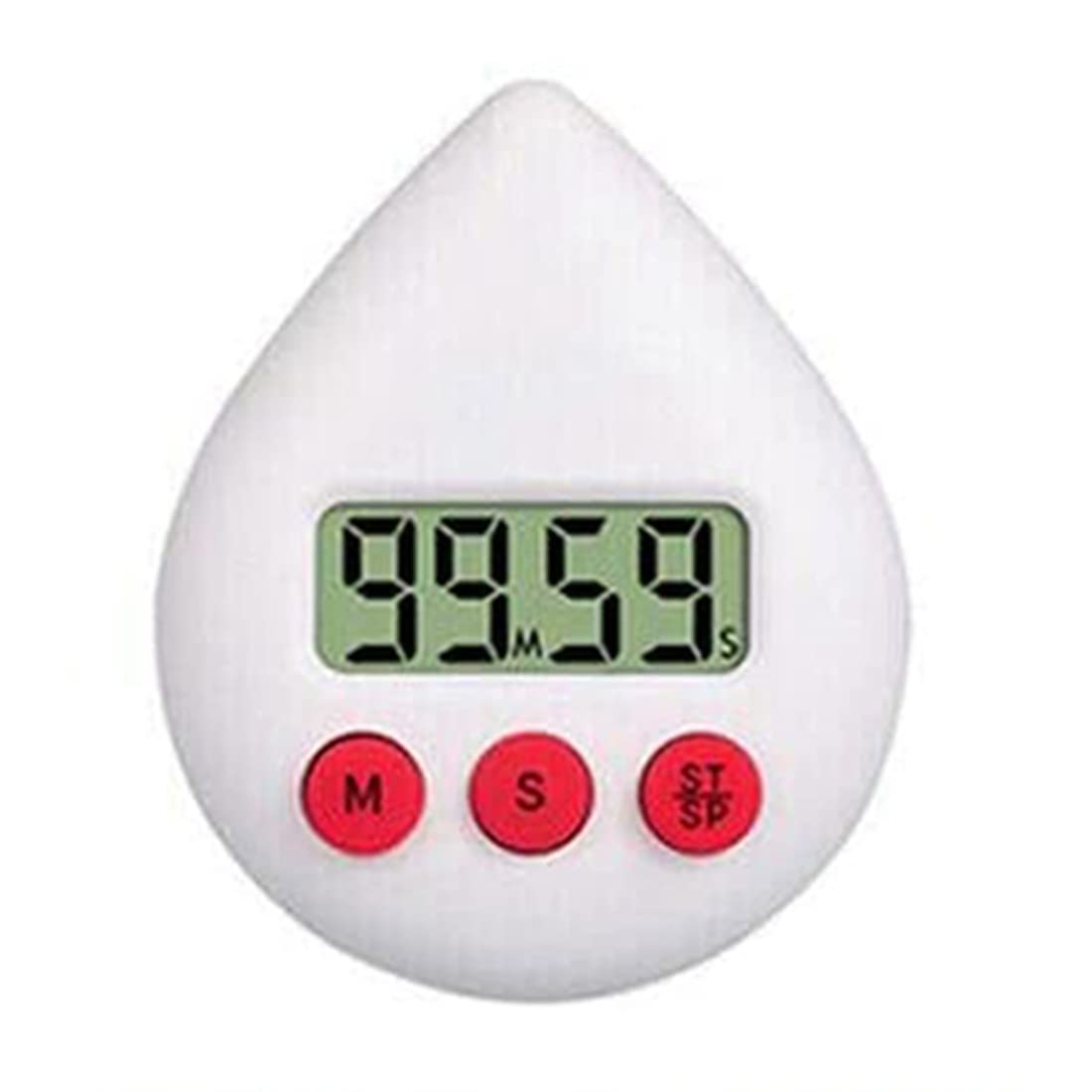 CTRLZS Digital Clock Timer Temperature Humidity Visual Countdown Timer Wall Clock White