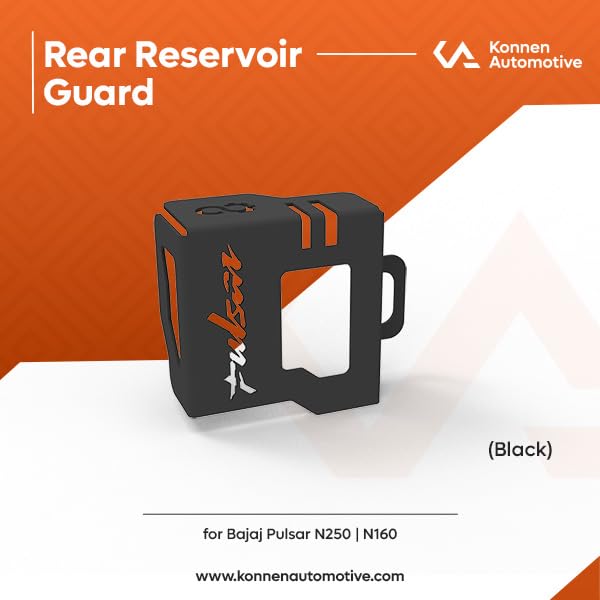 Image of Rear Reservoir Guard Compatible with Bajaj Pulsar N150 /N160 /N250 /F250 (Black, Pack of 1)