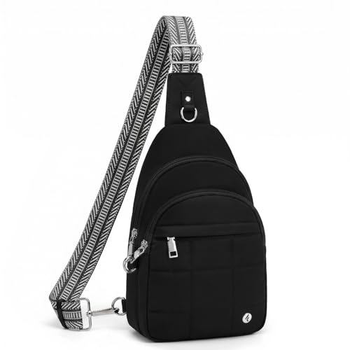 Fiiuos RFID Sling Bag for Men & Women, Lightweight Crossbody