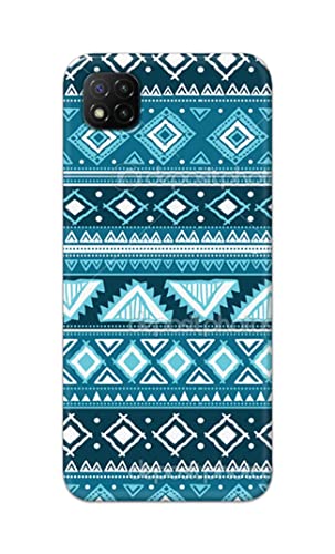 Image of PRINTFIDAA Coloured Tribal Pattern Hard Back Cover for Poco C3 Back Cover -(P6) KAT1008