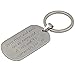 good goods Personalized Customize Inspirational Keyring Stainless Steel Dog Tag Name Keychain,Engraved Gift for Men Boys Boyfriend (Silver horizontal)