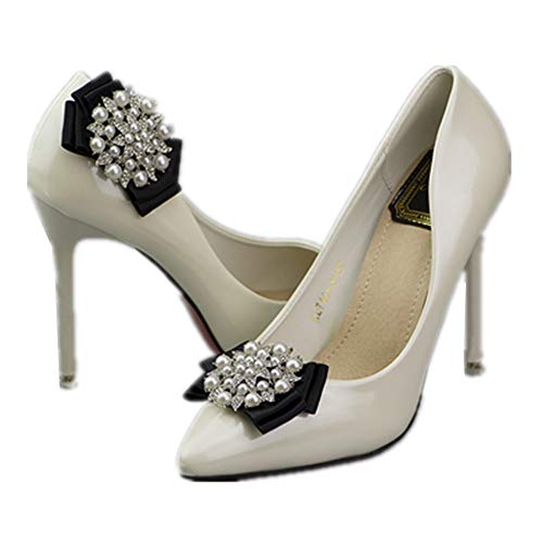 Boucles de chaussures en cristal pour femme | Clips amovibles scintillants