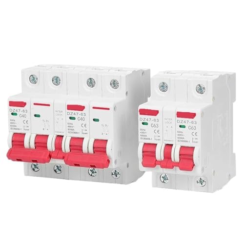 Inverseur de source manuel rail DIN robuste 1P 1P 63A