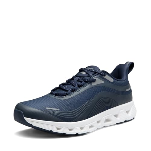 ALLSWIFIT Women's Walking Shoes Running Shoes MovePlush Comfortable Non-Slip Breathable Lightweight Jogging Athletic Workout Gym Cross Trainer Sneakers,Size 7,Navy,SARR010W