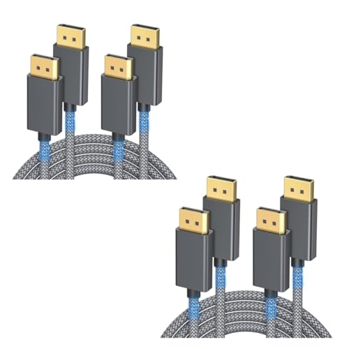 Kit DisplayPort 8K Itramax con 4 cables de 2M y 4.5M para conectar PC a monitor gaming