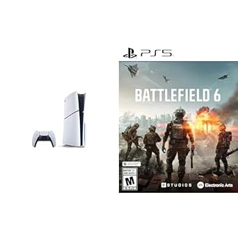 Bundle of PlayStation5 console slim + Battlefield 6 - Sony PlayStation 5