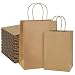 BagDream Kraft Paper Bags 5x3x8& 8x4.75x10, 50 Pcs Each, Gift Bags, Paper Bags,Shopping Bags with Handles Paper, Shopping Bags, Craft Bags, 100% Recyclable Paper
