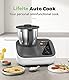 Lifeite Auto Cook All-in-1 Küchenmaschinen Geführte Rezepte Vorreinigen, Zerkleinern, Entsaften, Mixen, Wiegen, Sous-Vide, Ice Crush und mehr Grau