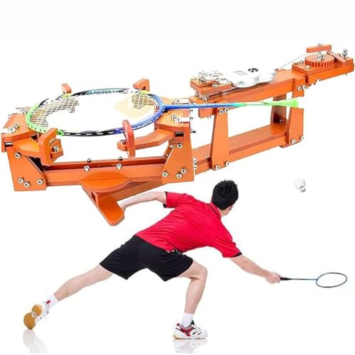 Máquina encordadora de raquetas de tenis, 6 puntos, fija, con herramientas y accesorios para tenis, squash y bádminton
