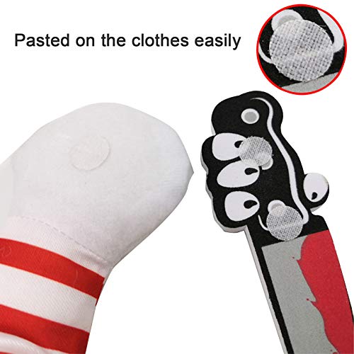 DECDEAL Roupa de cachorro de boneca mortal Trajes de Halloween para cães Trajes de cosplay de cachor