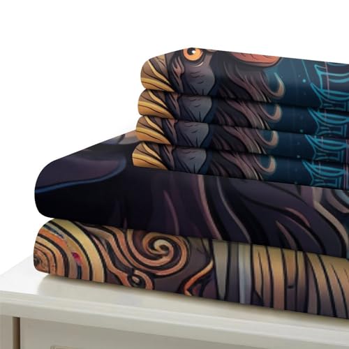 Housse de couette vaches zippée parure lit microfibre douce - 6