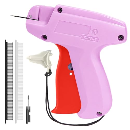 Image of Stitchy Mini Stitch Gun -Tagging Gun for Clothing - Handheld Stitch Gun for Clothes - Comes with 1500 Black & 1500 White Fasteners, 2 Fine Needles - Tag Gun for Clothes - Quick Clothing Fixer