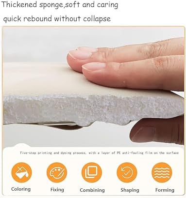 Beige Upholstered Wall Padding - Self-Adhesive Headboard Panels for Bedroom & Living Room, Peel and Stick Collision Protection, 1-Pack Soft Wall Panels