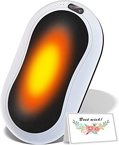 Hoiidel Hand Warmers with 3s Quick Heating, Rechargeable 10000mAh Power Bank Battery Charger with Vibration Massage,Flashlight, 12hrs Long Lasting Heat, Safe Heat Therapy Pain Relief Winter Gift for Women Men (Black) Hoiidel Hand Warmers with 3s Quick Heating, Rechargeable 10000mAh Power Bank Battery Charger with Vibration Massage,Flashlight, 12hrs Long Lasting Heat, Safe Heat Therapy Pain Relief Winter Gift for Women Men (Black)