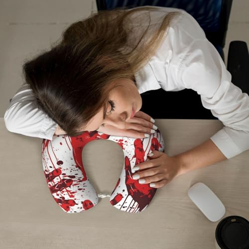 Almohada u en forma de U Memory Foam 30 cm x 25 cm miniatura 7