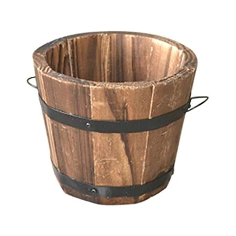 zalati Wooden Planter Bucket for Garden Cover