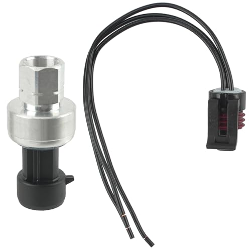 Autokay 13587668 A/C Refrigerant Pressure Switch Sensor & Connector Fits cover